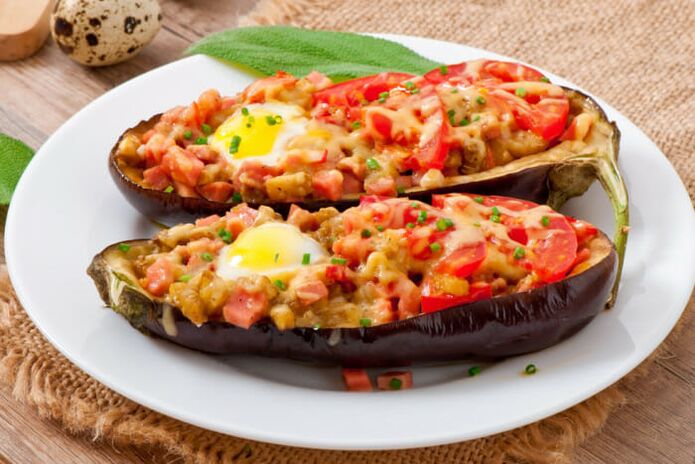 grilled eggplant with vegetables for high cholesterol